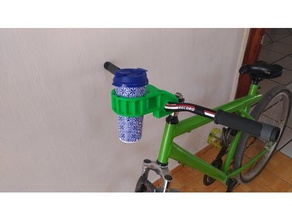 porta il caffè all'aperto e giardino bicicleta bicicletta moto portatile supporto 3d print model - Mito3D