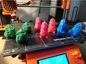 charmander squirtle bulbasaur - kanto starters 3 themes video games bisasam glumanda low poly pokemon schiggy wireframe 3d print model - Mito3D