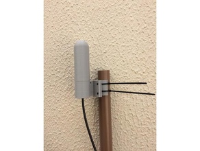 suporte holding usb modem lte gsm 3g 4g outdoor & garden mount-modem stick holder mount 3d print model - Mito3D