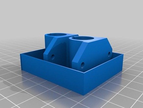 lm8uu prusa bearing holder y axis 3d printer parts 3d print model - Mito3D