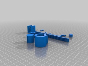 random gear pulley design not finished 3d printing 3d print model - Mito3D