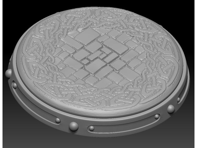 deluxe base ronde jouets & jeux bases d&d les miniatures miniature de 3D print model - Mito3D