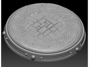 deluxe round base toys & games bases d&d miniatures miniature 3d print model - Mito3D