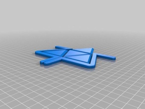 triforce-Schwert Spiele nintendo triforce zelda 3d print model - Mito3D