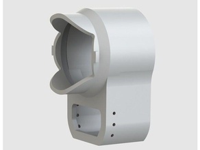 lens hood fdr-x3000 + wind protect camera 3d print model - Mito3D
