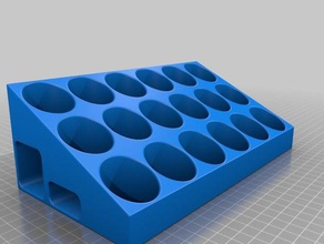 createx aerógrafo colores de pie portaherramientas y cajas 3d print model - Mito3D