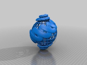 ball captured helix math art 3d print model - Mito3D