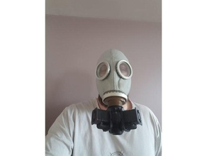 adattatore filettato gp-5 maschera a gas oggetti di scena fallout la post-apocalittico 3d print model - Mito3D