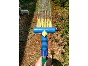 aqua comb garden hose collar outdoor & pool accessories 3d print model - Mito3D