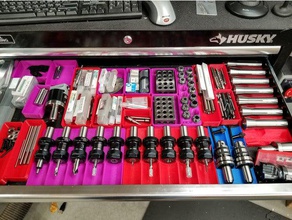 toolbox cassetto organizzatori utensili & caselle 3d print model - Mito3D