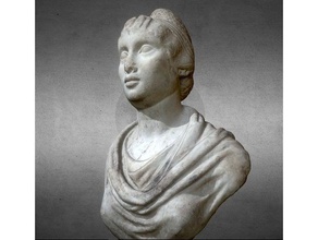 baskın antoninus kadın tarama ve kopyaları 3d baskı 3 Boyutlu Tarama Arkeoloji büstü İmparatorluğu saç kesimi mermer eski Roma heykel 3d print model - Mito3D
