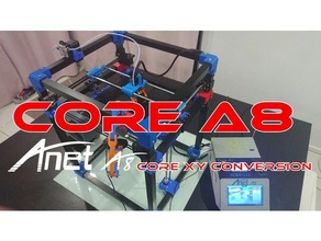 core a8 anet xy conversione la stampa 3d a6 mod aggiornamento corexy stampante 3d print model - Mito3D