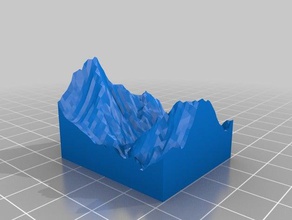 terrain L'impression 3d 3d print model - Mito3D