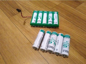 aa 5s bac exogen de la batterie 14500 pack exogen4000 3d print model - Mito3D