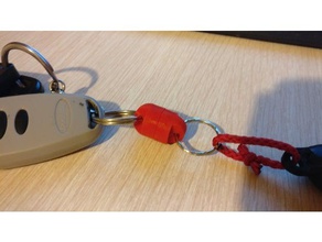magnetic keychain connector keychains magnet 3d print model - Mito3D