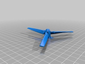 v22 águia-pesqueira brinquedos & games de avião ho medidor 3d print model - Mito3D