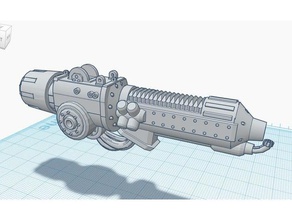 imperial knight al recaudador de plasma incinerador juegos y juguetes 40k caballero el titan warhammer 3d print model - Mito3D