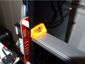 canal led clip de soporte Impresora 3d accesorios aluminio el 3d print model - Mito3D