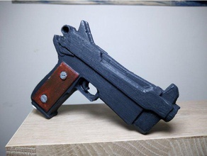 fortnite gun - pistolet 3d printing battle royal models gprint3d peanuts 3d print model - Mito3D