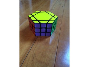 hexagonal prism twisty puzzle puzzles cube hexagon rubik rubik's rubiks 3d print model - Mito3D