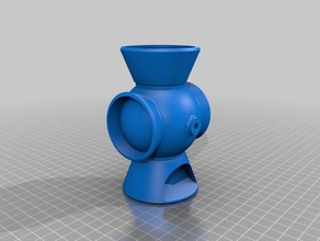green lantern-Würfel-Turm repariert werden Würfel 3d print model - Mito3D