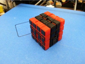 kobayashi fidget cube d'infini paramétrique jouets mécaniques l'étalonnage jouet la charnière openscad présent 3d print model - Mito3D
