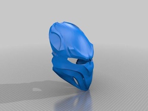 predator masque de révision 1 L'impression 3d predador prédateur 3d print model - Mito3D