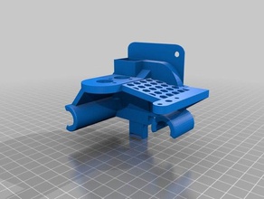 davinci 10 20 e3d chimera carriage 3d printer parts 3d print model - Mito3D
