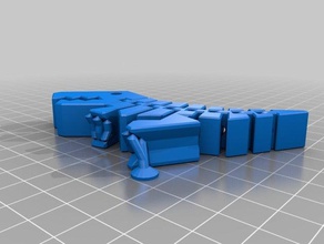 flexi rex bit desteği oyuncaklar ve oyunlar 3d print model - Mito3D