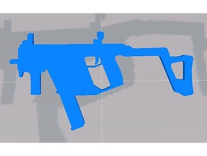 Vektor-Schlüsselanhänger video-Spiele csgo Spiele gun Gewehr vector video-Spiel 3d print model - Mito3D