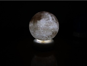 other moon lamp art 3d print model - Mito3D