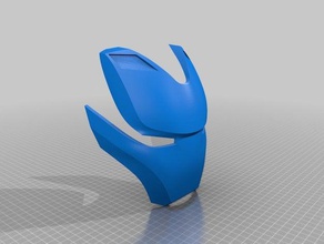 avengers infinity war -iron man mark 50 casco modificare Stampante 3d parti iron 3d print model - Mito3D