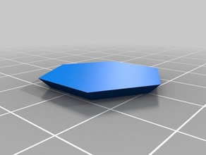 base hexagonale jeux 3d print model - Mito3D