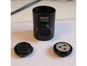 wacaco minipresso gr cadre porte-filtre cuisine et salle à manger café espresso miniespresso 3d print model - Mito3D