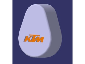 ktm - mod steering lock cap automotive 300exc dirt-bike enduro exc husqvarna motocross Schutz 3d print model - Mito3D