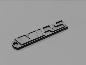 skoda rs vrs keychain automotive 3d print model - Mito3D