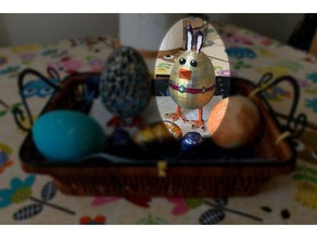 gammy remix elinanz de l'œuf pâques décor bunny chrétienne la décoration lapin œuf vacances modèle 3d print model - Mito3D