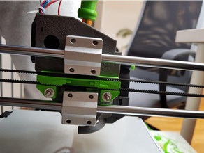 x belt holder self locking 3d printer parts adaptive gt2 self-locking 3d print model - Mito3D