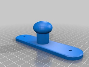 tirador de la puerta las piezas repuesto manija 3d print model - Mito3D