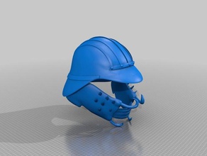 star wars lando calrissian casco La stampa 3d 3d print model - Mito3D
