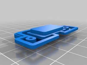 canon pro-1 tinta botão porta peças de substituição 3d print model - Mito3D
