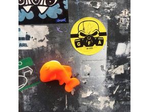 goldfish heykeller graffiti oohdie sokak sanatı oyuncak 3d print model - Mito3D
