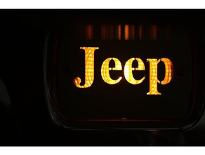 jeep wrangler yj couvrir tourner l'indicateur de signal l'automobile 3d print model - Mito3D