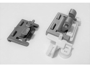 samsung da61-09409a tiroir diviseur de support les pièces rechange réfrigérateur rf28jbedbsr 3d print model - Mito3D