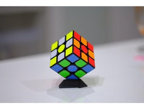 o cubo de rubik stand quebra-cabeças 3d print model - Mito3D