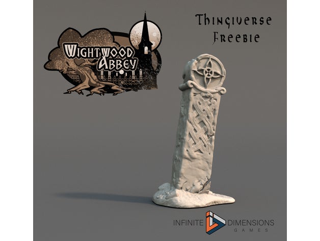 wightwood abbazia marcatore di pietra edifici e strutture dungeons dragons frostgrave minatures tavolo gioco 3D print model - Mito3D