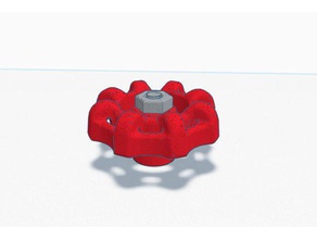 tevo tarantula valve knob - bicolor version 3d printer accessories button lcd 3d print model - Mito3D