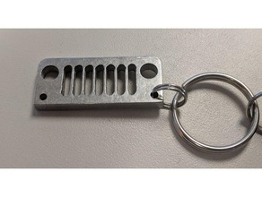 jeep trousseau de clés porte-clés 3d print model - Mito3D