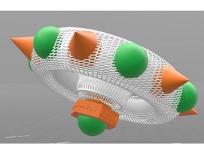 bb présages jouets & jeux beyblade spinner 3d print model - Mito3D