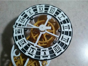 Roma rakamı yüz thegoofy mekanik saat dekor 3d print model - Mito3D